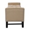 Emmaline PU Leather/Linen/Velvet Button Tufted Nailhead Trim Storage Bench